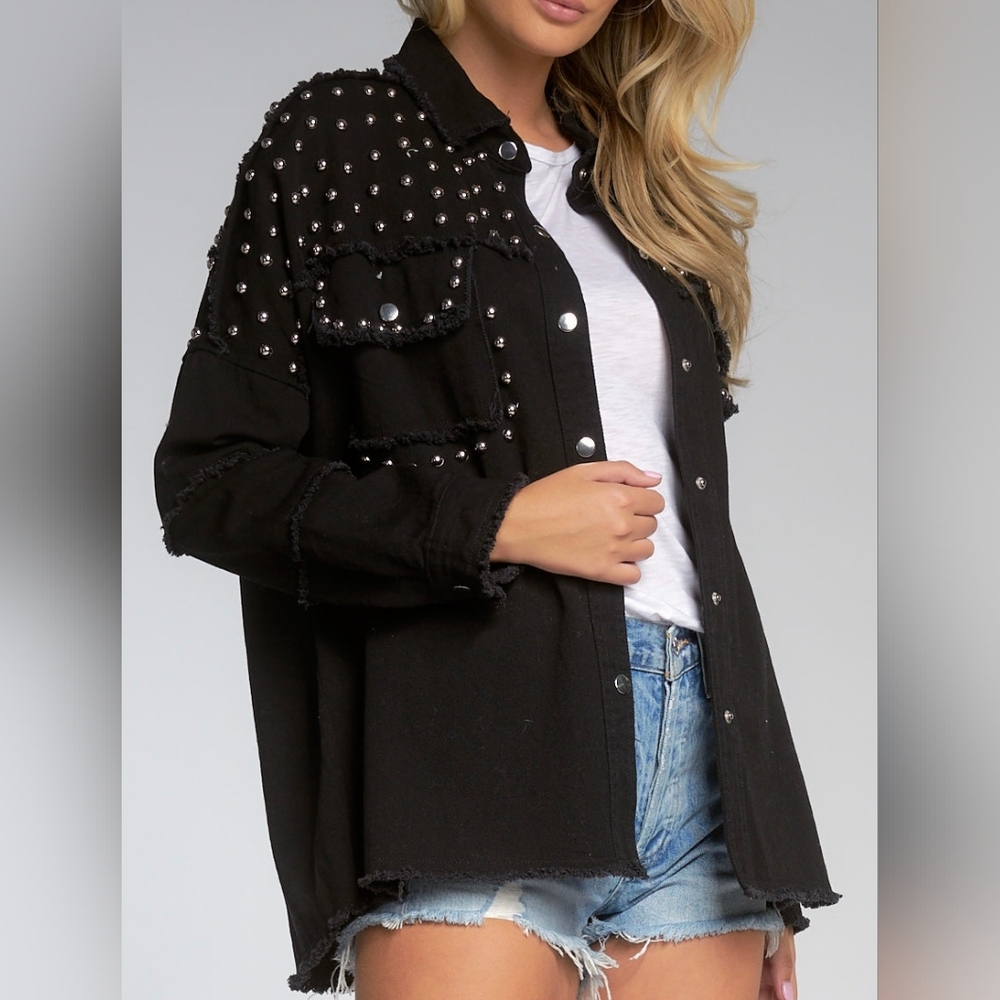 Demu Studded Jacket - Picture 3 of 13